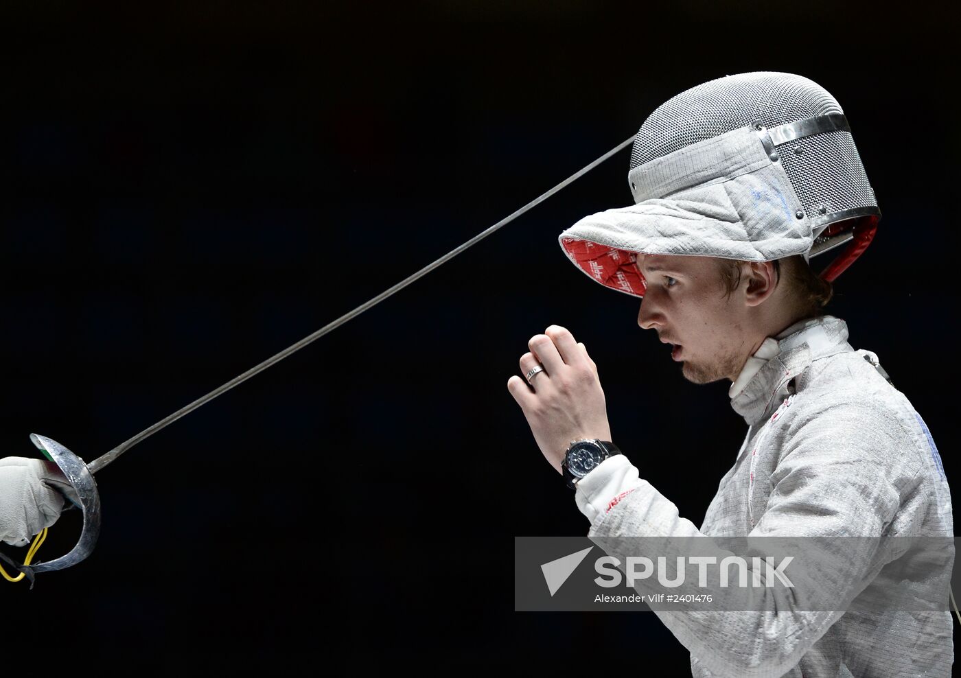 Fencing. 2014 Moscow Sabre tournament. Team event