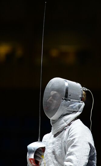 Fencing. 2014 Moscow Sabre tournament. Team event