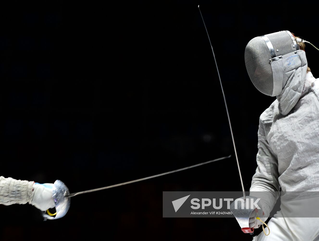 Fencing. 2014 Moscow Sabre tournament. Team event