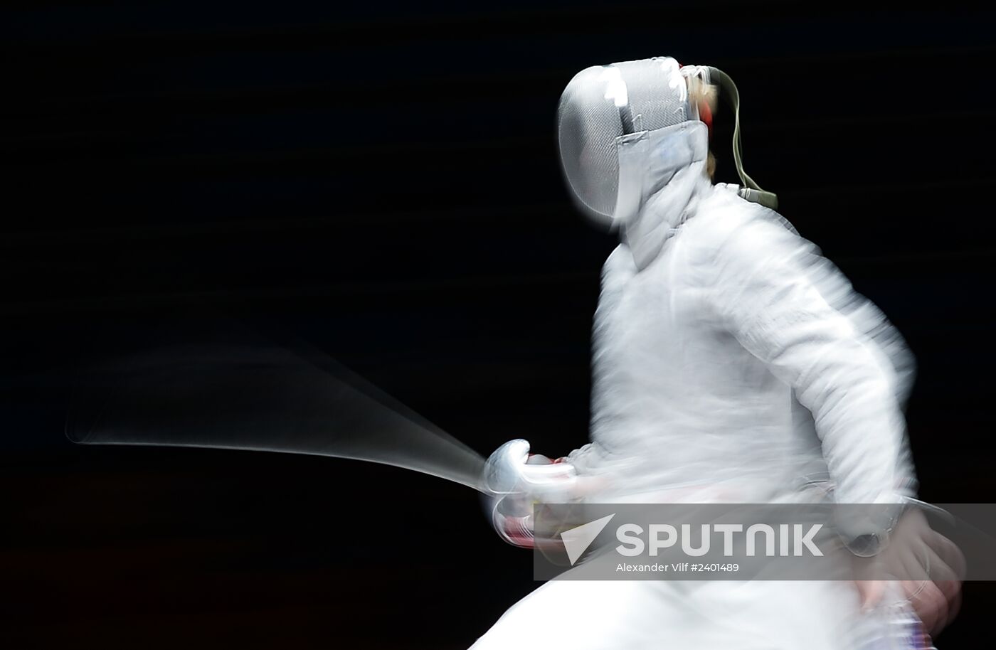 Fencing. 2014 Moscow Sabre tournament. Team event