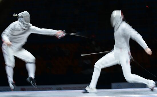 Fencing. 2014 Moscow Sabre tournament. Team event