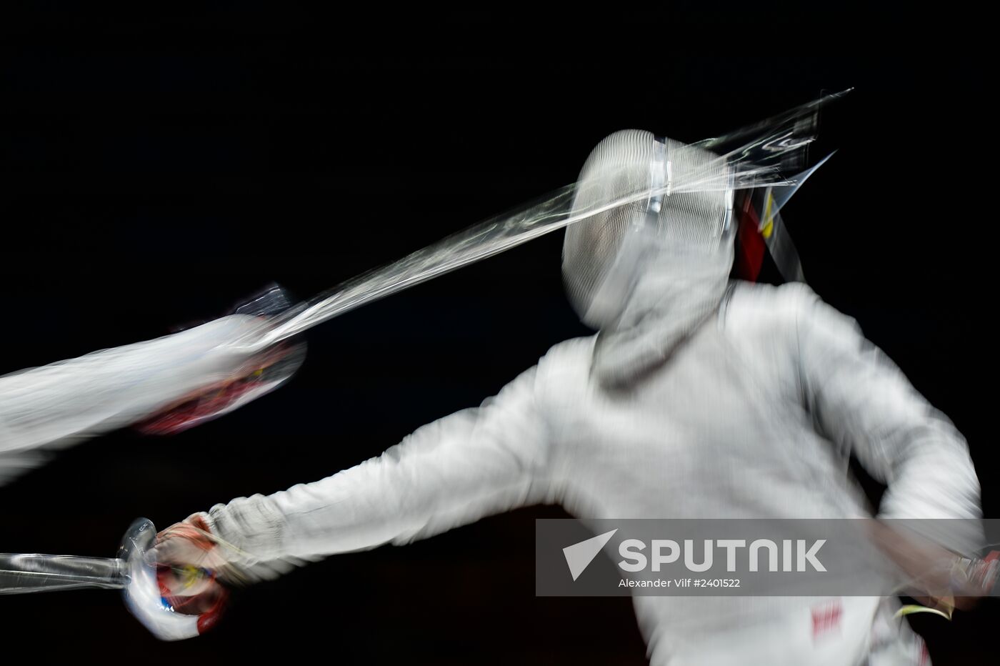 Fencing. 2014 Moscow Sabre tournament. Team event