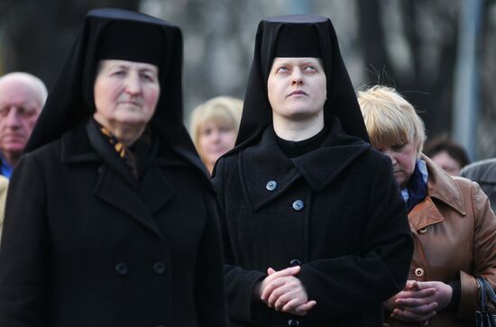 Religious procession in Lviv