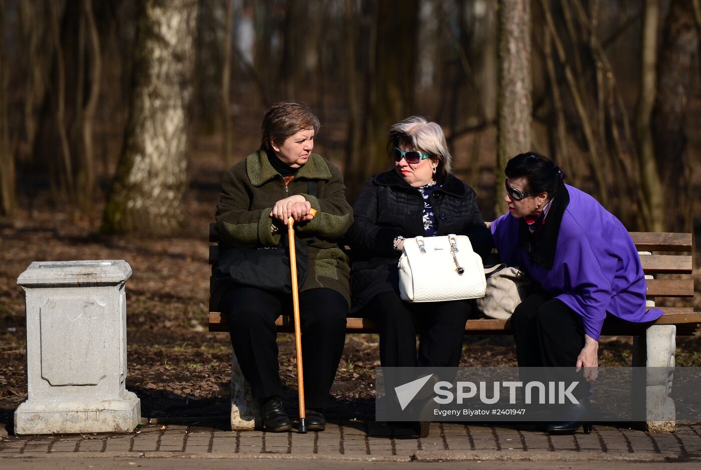Warm weather in Moscow