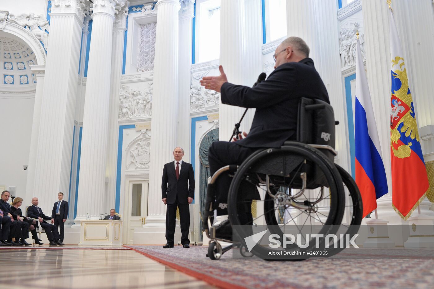 Vladimir Putin presents state awards in Kremlin