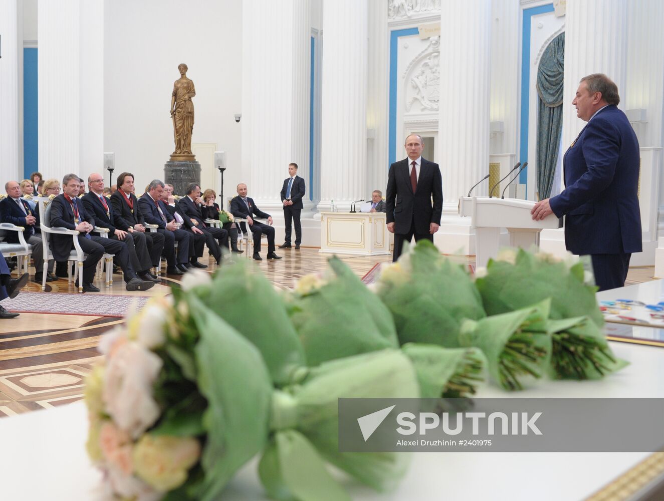 Vladimir Putin presents state awards in Kremlin