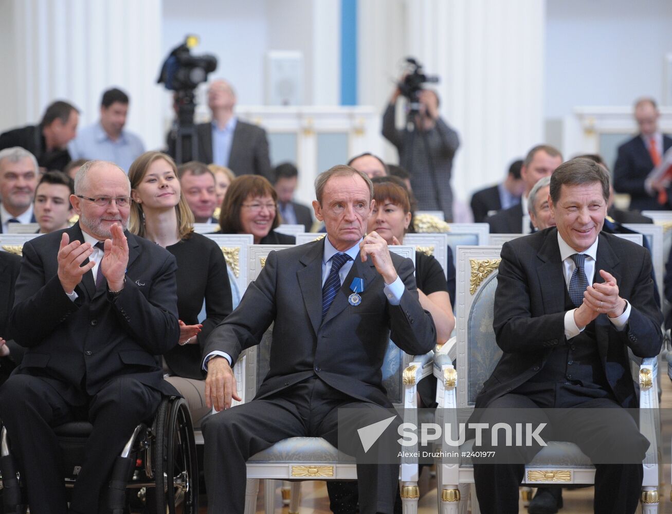 Vladimir Putin presents state awards in Kremlin