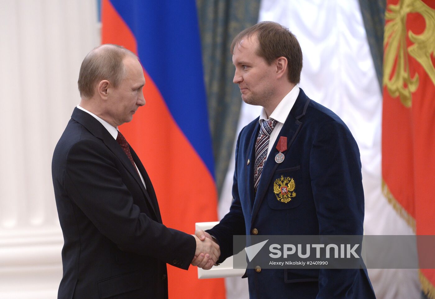 Vladimir Putin presents state awards in Kremlin