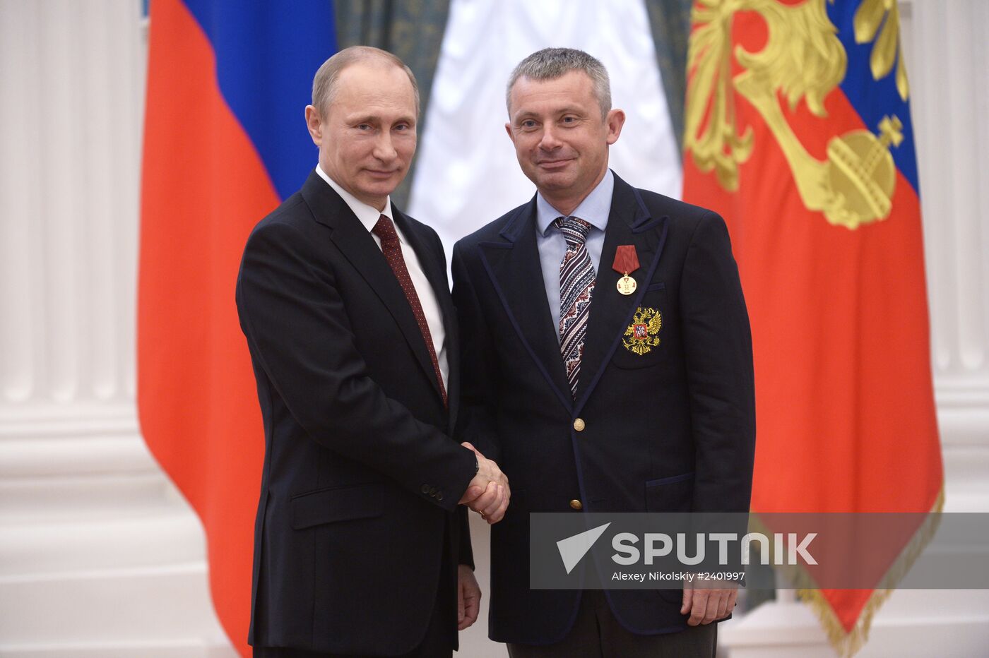 Vladimir Putin presents state awards in Kremlin