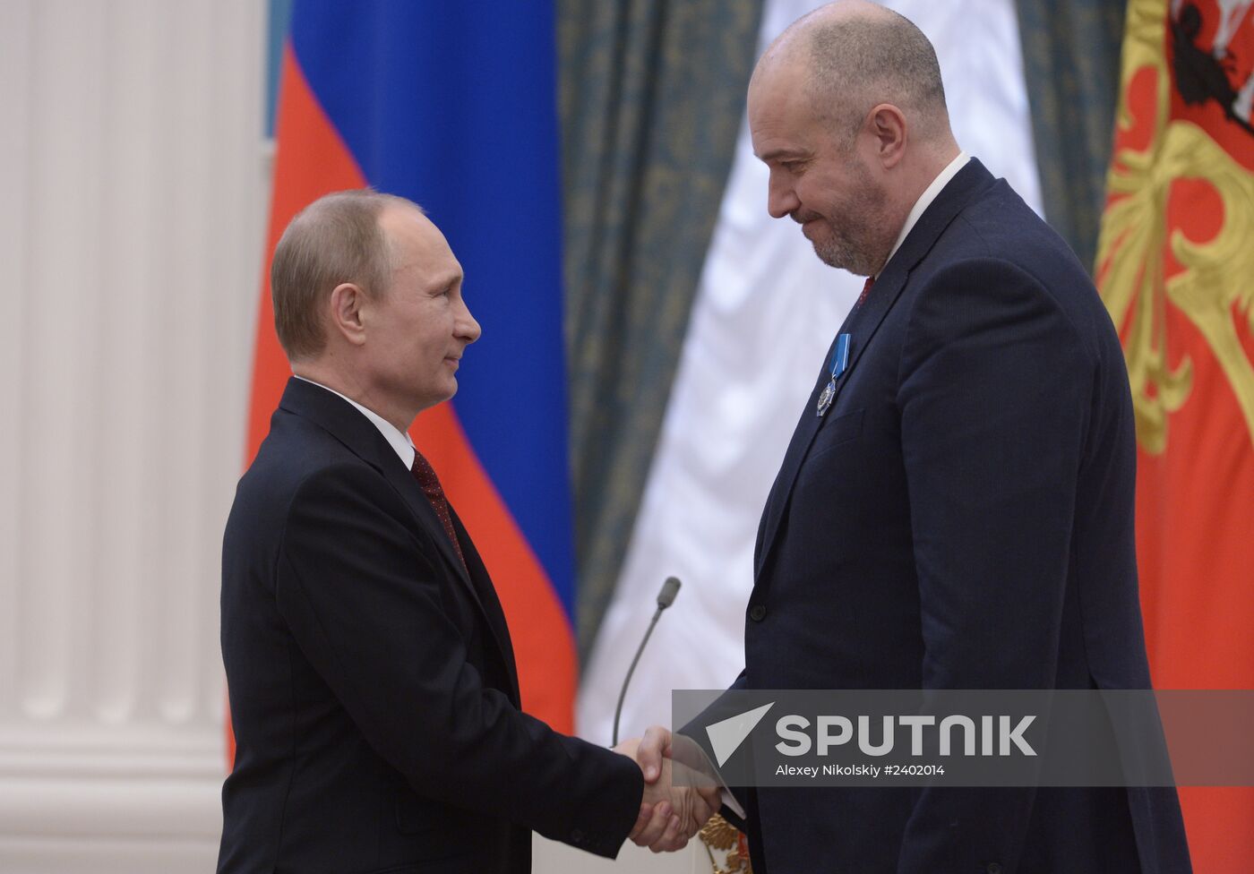 Vladimir Putin presents state awards in Kremlin