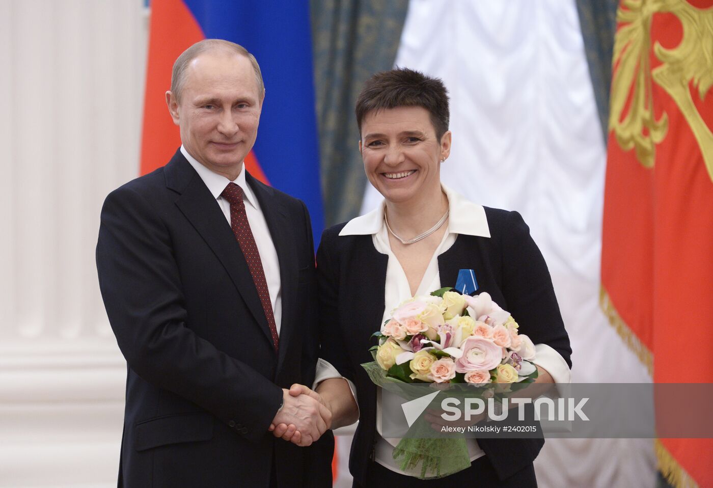 Vladimir Putin presents state awards in Kremlin
