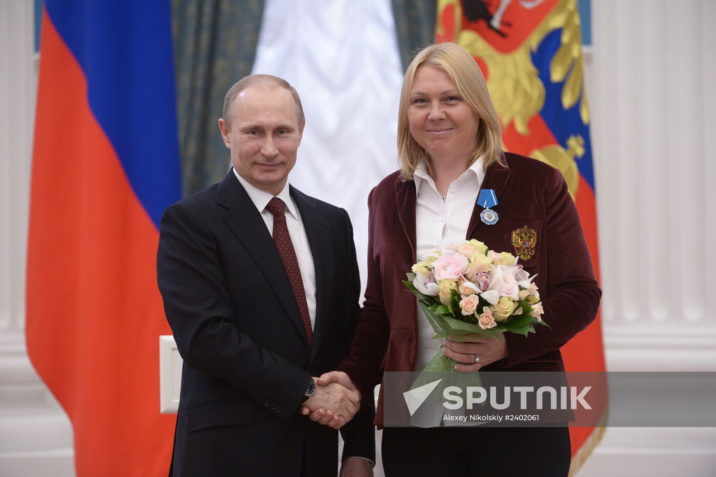 Vladimir Putin presents state awards in Kremlin