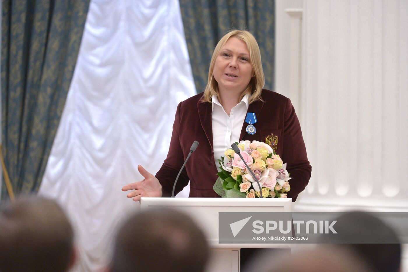 Vladimir Putin presents state awards in Kremlin
