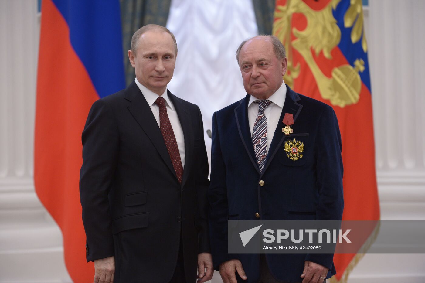 Vladimir Putin presents state awards in Kremlin