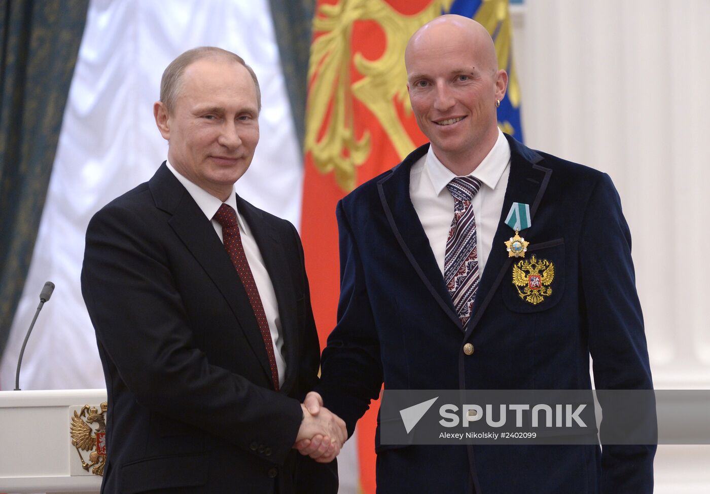 Vladimir Putin presents state awards in Kremlin