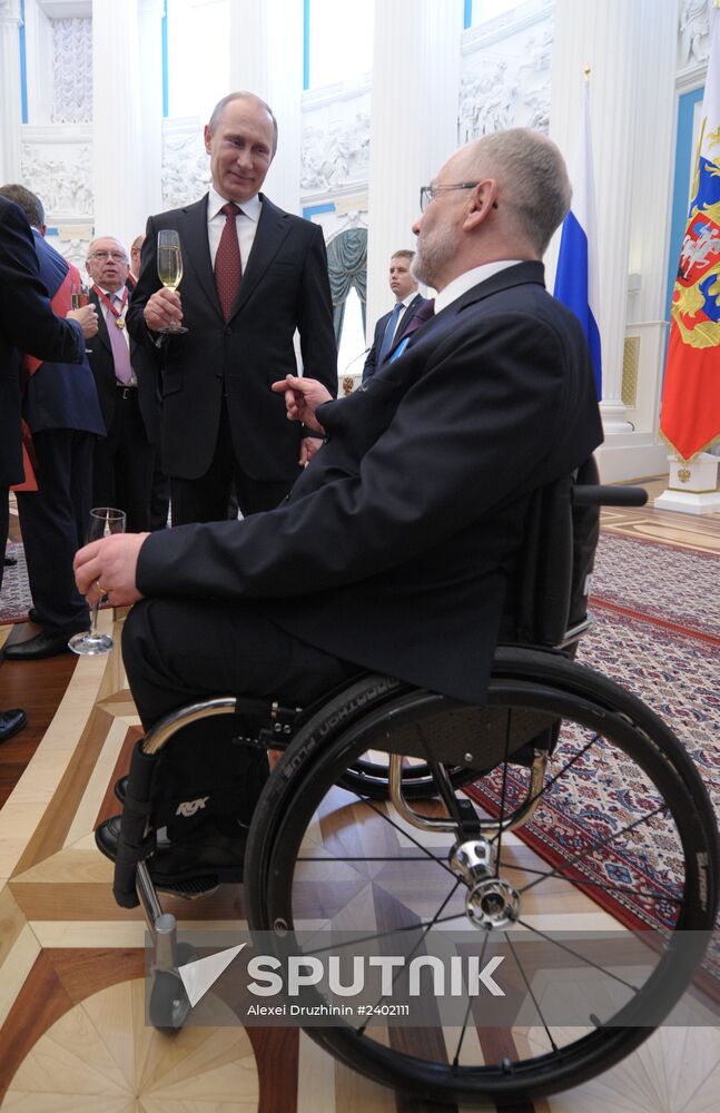 Vladimir Putin presents state awards in Kremlin