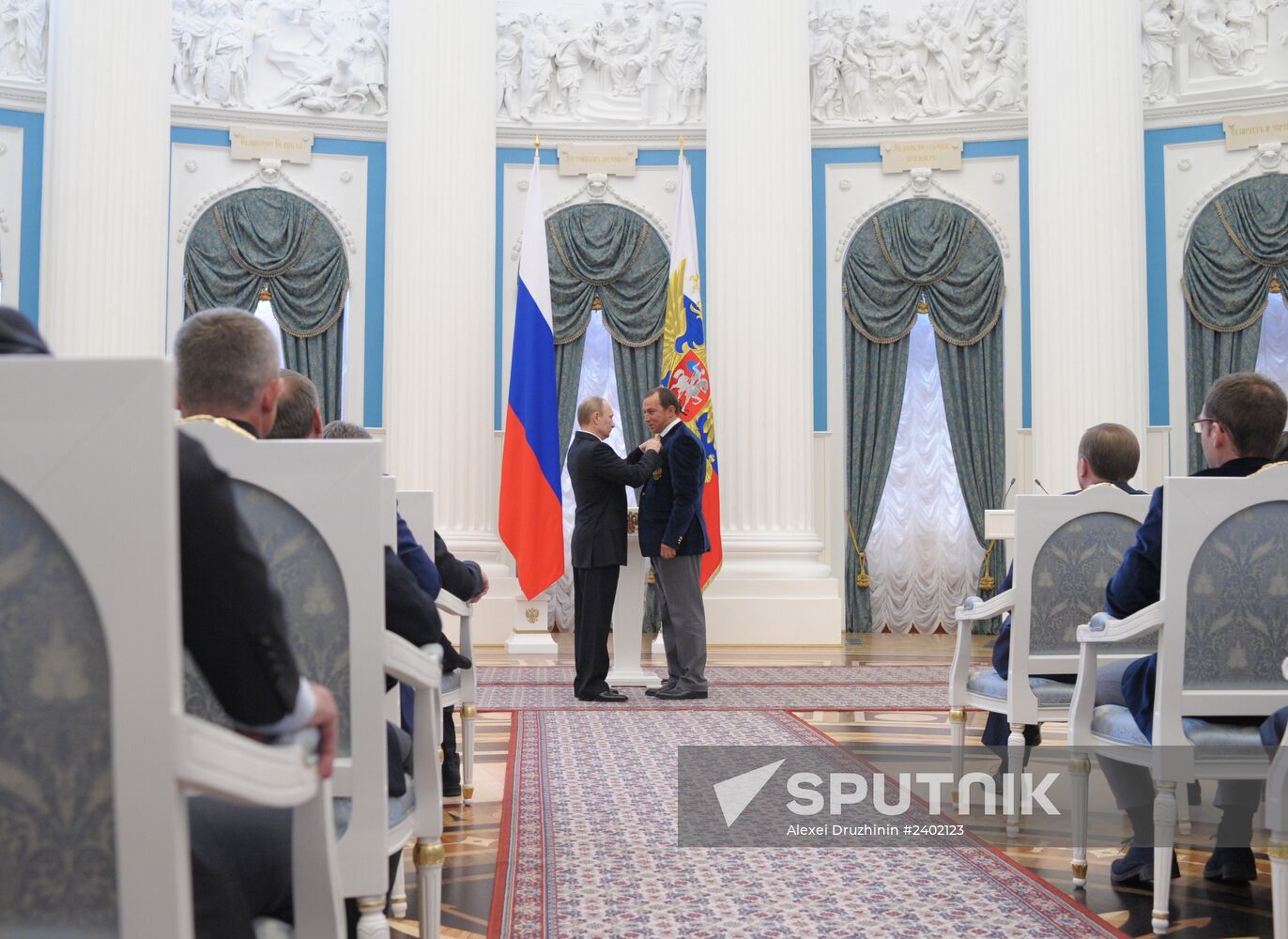 Vladimir Putin presents state awards in Kremlin