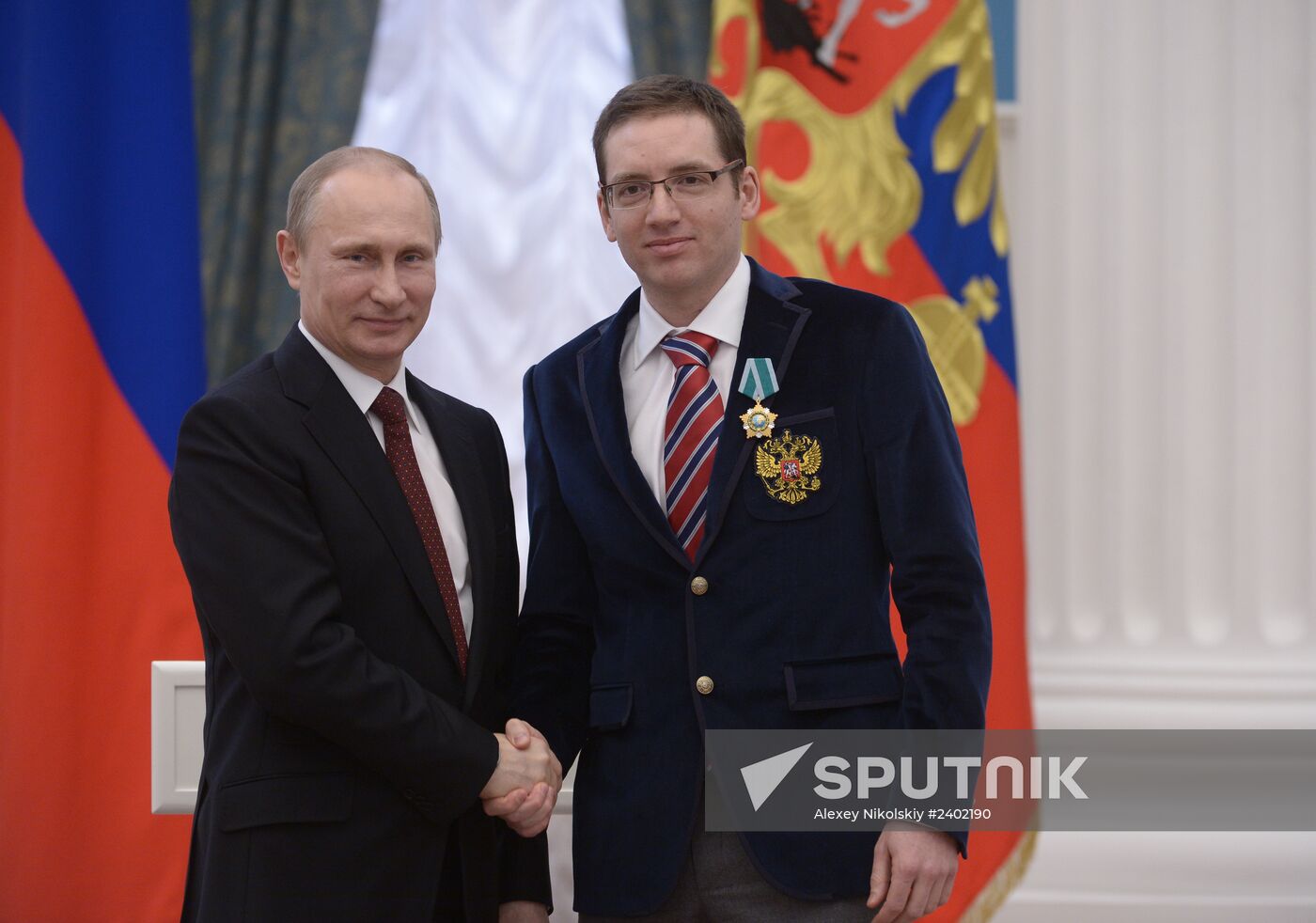Vladimir Putin presents state awards in Kremlin