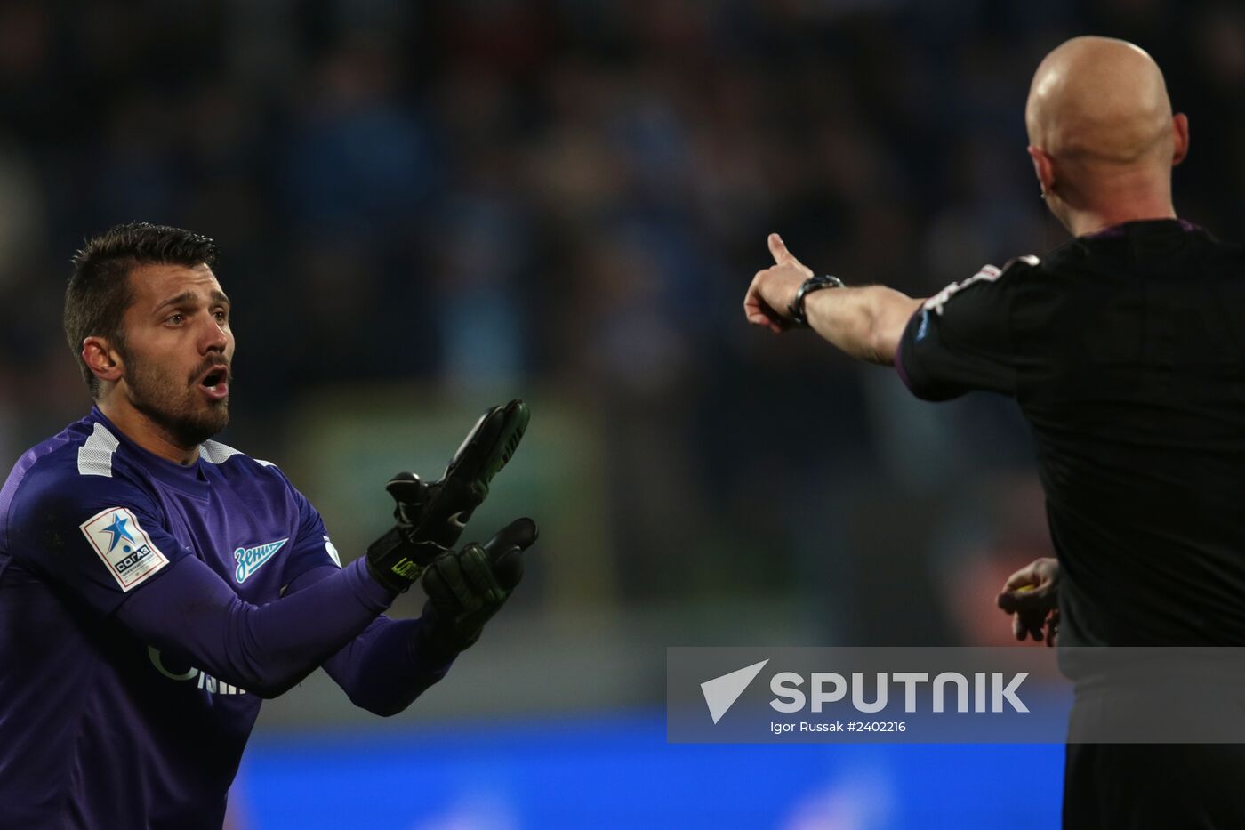 Russian Football Premier League. Zenit vs. Krilya Sovietov