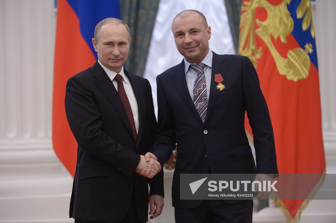 Vladimir Putin presents state awards in Kremlin