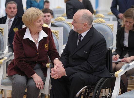 Vladimir Putin presents state awards in Kremlin