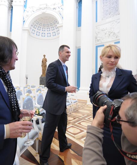Vladimir Putin presents state awards in Kremlin