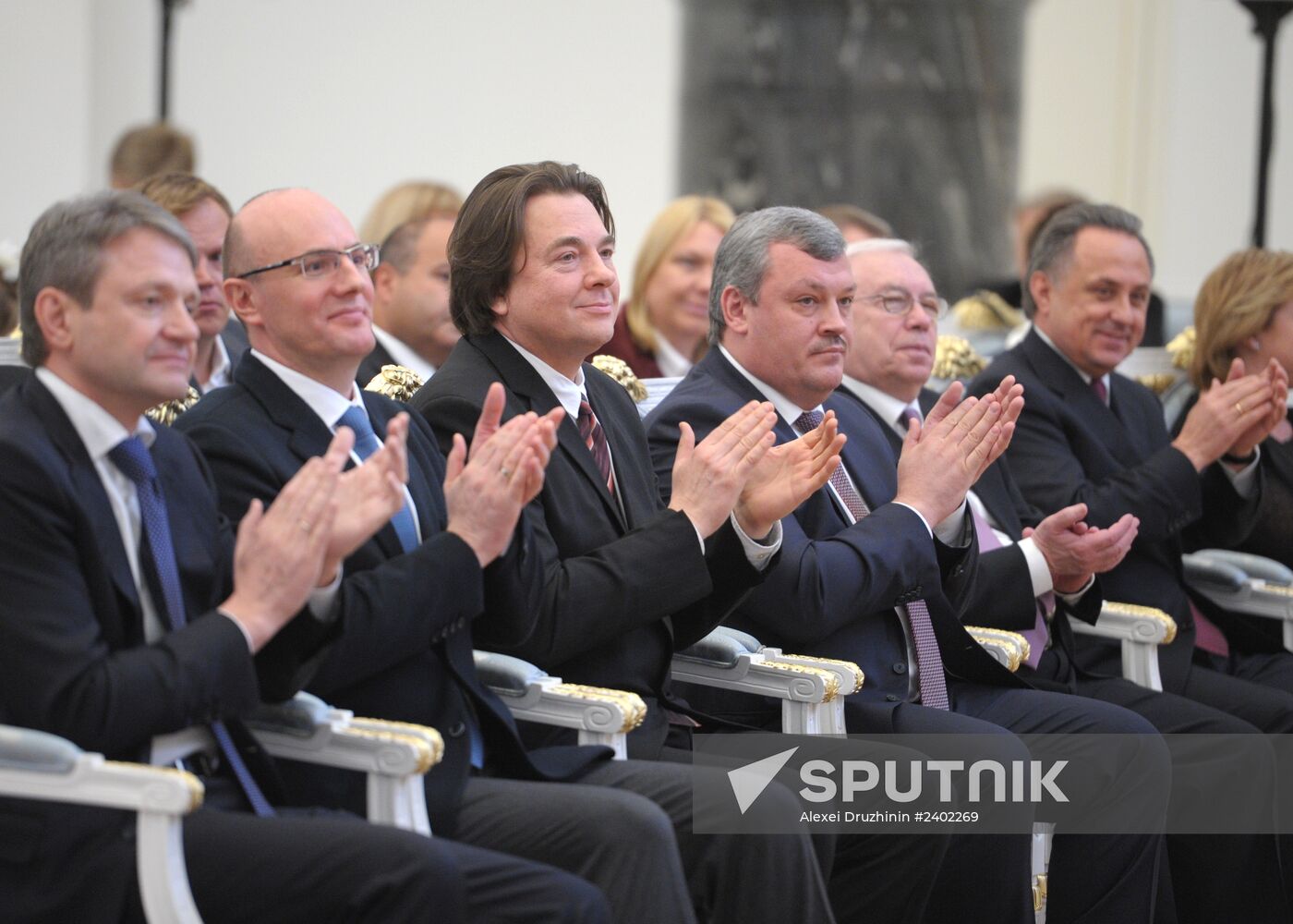 Vladimir Putin presents state awards in Kremlin