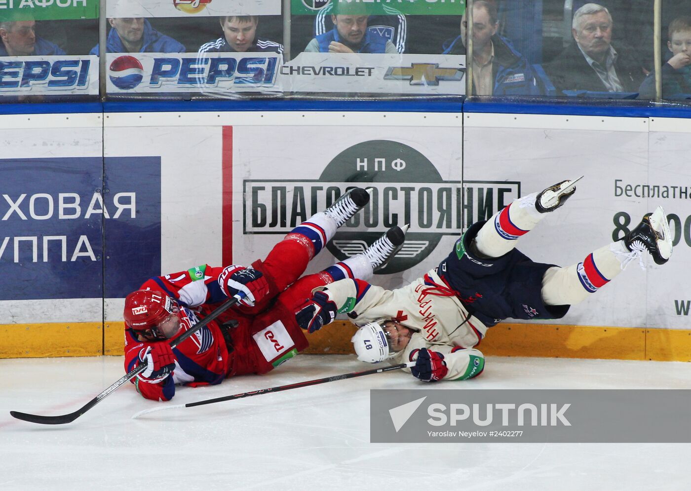 KHL. Lokomotiv Yaroslavl vs. SKA St.Petersburg