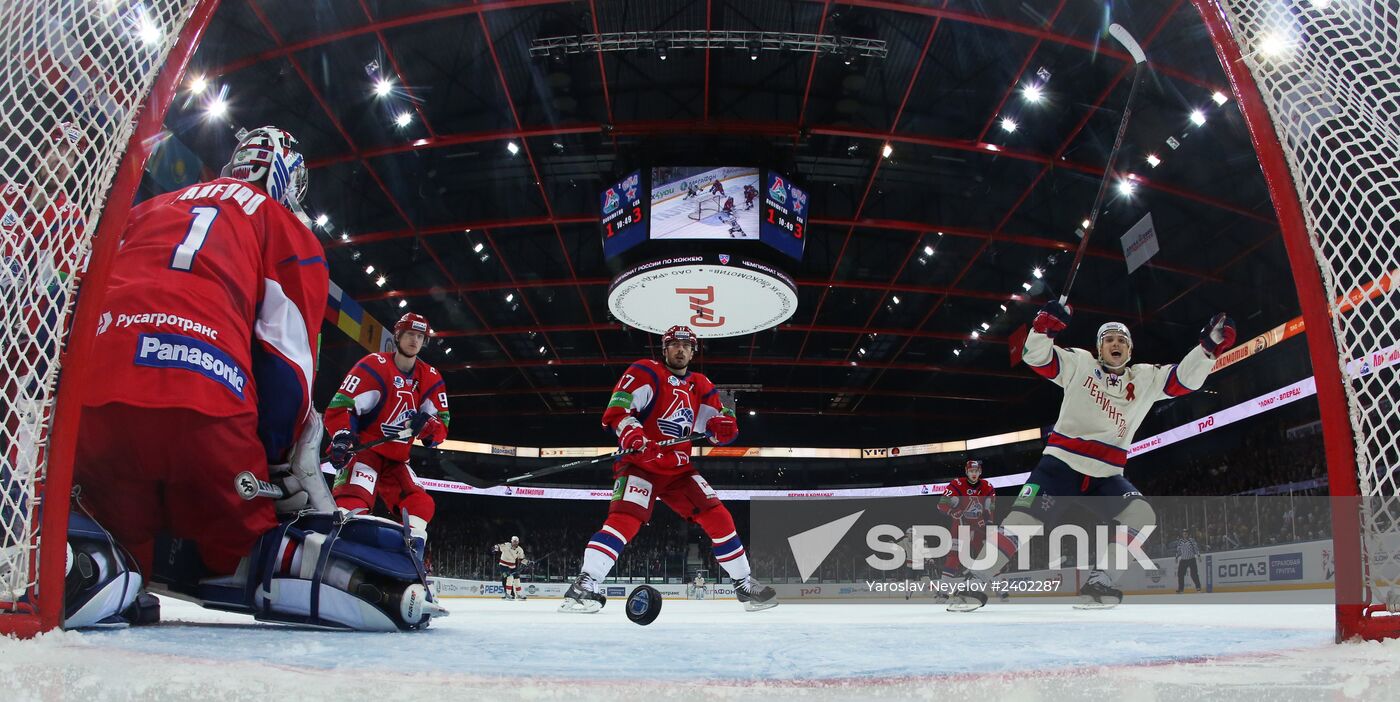 KHL. Lokomotiv Yaroslavl vs. SKA St.Petersburg