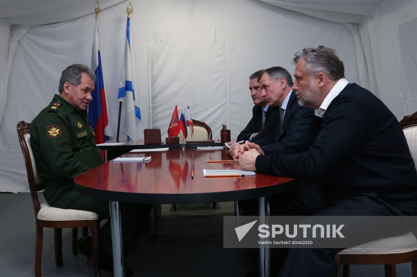 Russian Defense Minister Shoigu visits Crimea