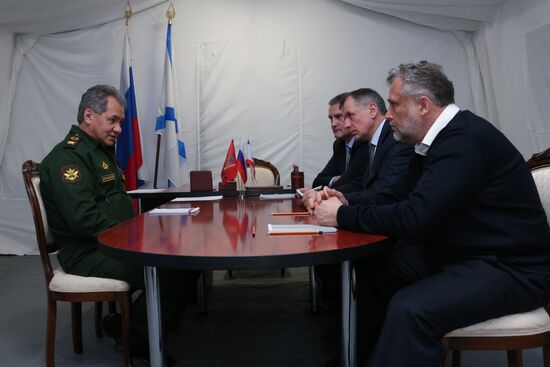 Russian Defense Minister Shoigu visits Crimea