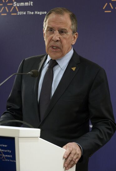 Sergei Lavrov attends Nuclear Security Summit in The Hague