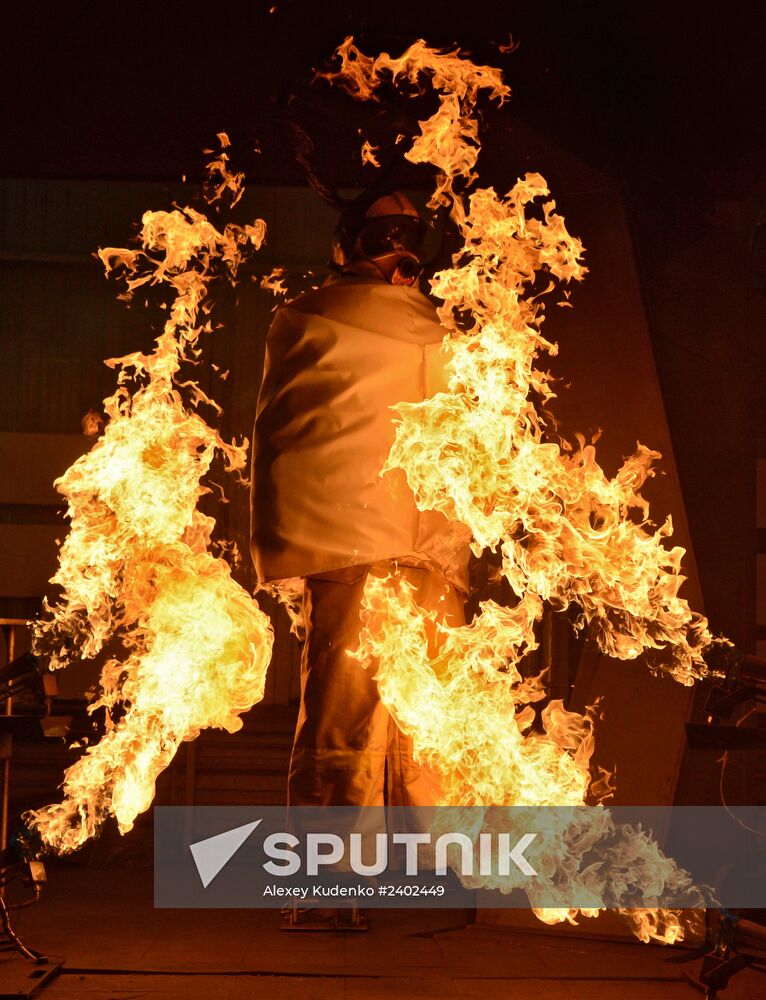 Russian Emergencies Ministry displays modern firefighting anf rescue equipment