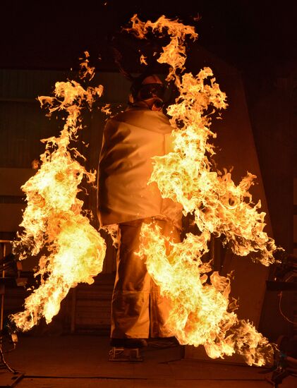 Russian Emergencies Ministry displays modern firefighting anf rescue equipment