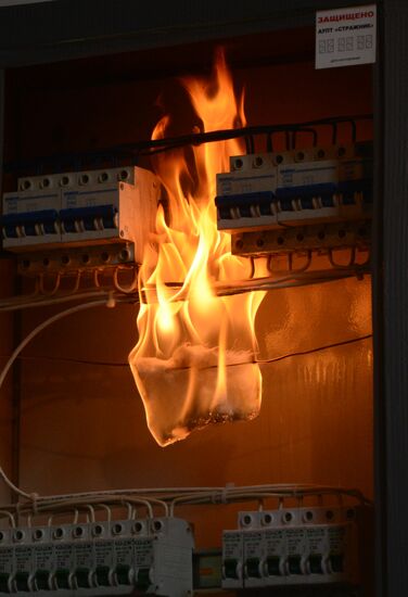 Russian Emergencies Ministry displays modern firefighting anf rescue equipment