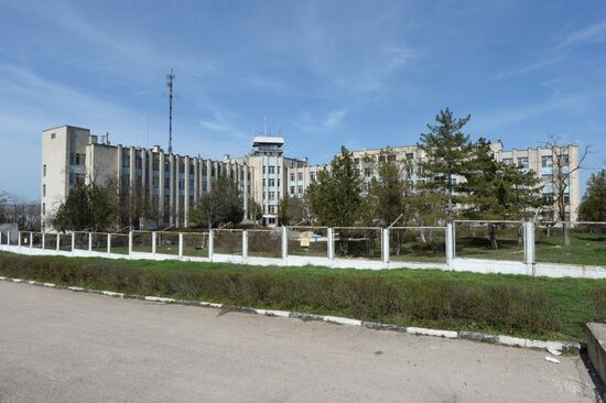 Southern Base of Ukrainian Navy in town of Novoozyrnoye