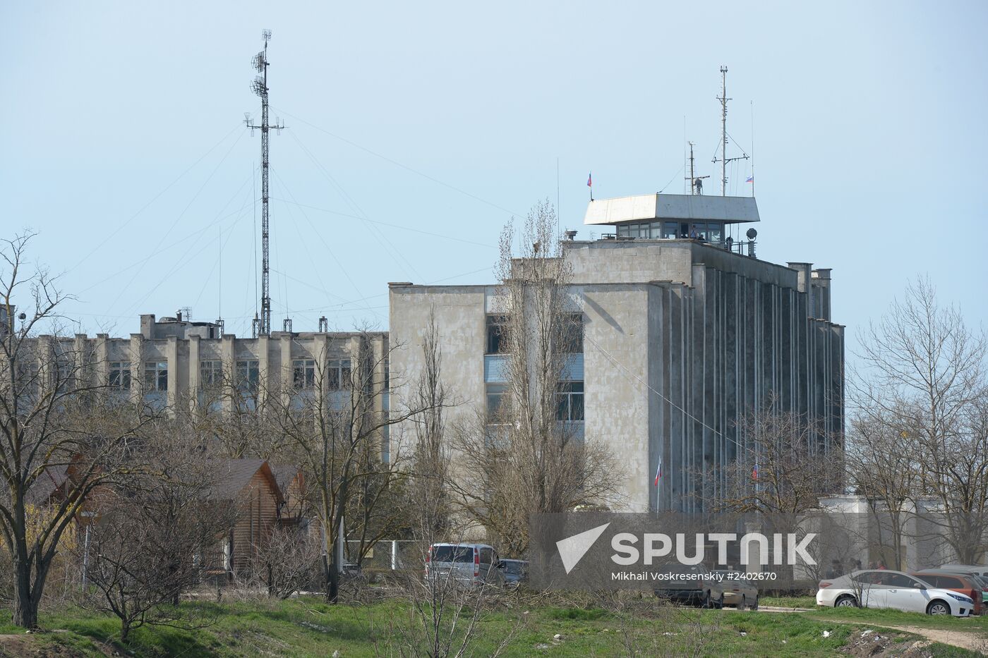 Southern Base of Ukrainian Navy in town of Novoozyrnoye