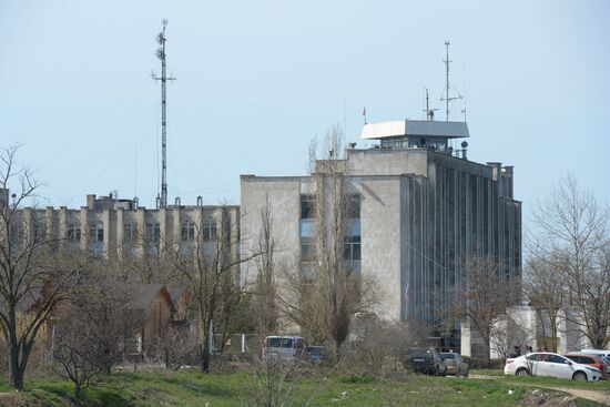 Southern Base of Ukrainian Navy in town of Novoozyrnoye