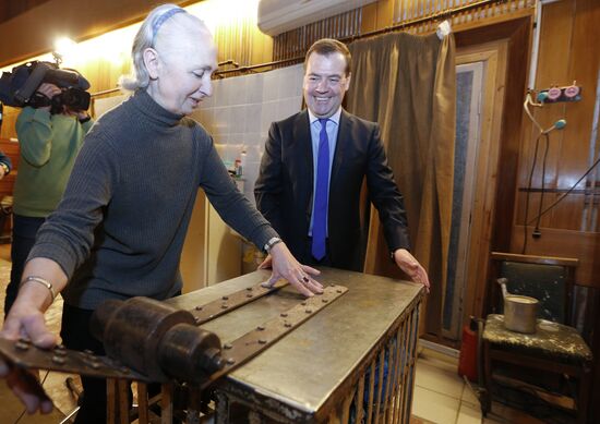Dmitry Medvedev visits the Mosfilm Cinema Concern