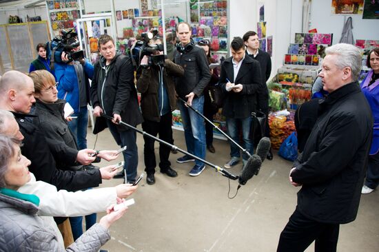 Sergei Sobyanin visits the All-Russian Exhibition Center
