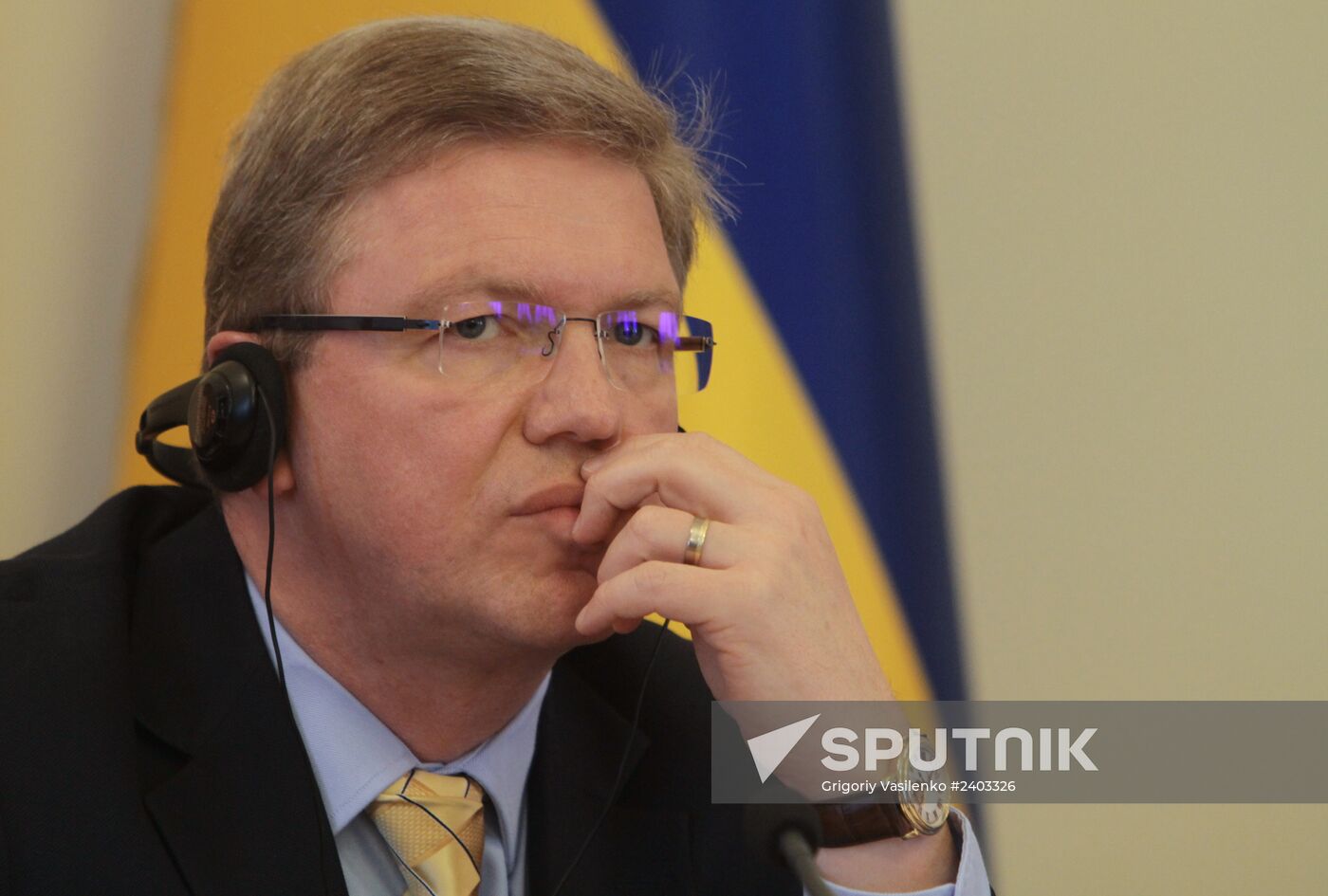 Ukraine's Cabinet of Ministers holds a meeting with EU Commissioners
