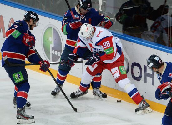 Kontinental Hockey League. SKA vs. Lokomotiv