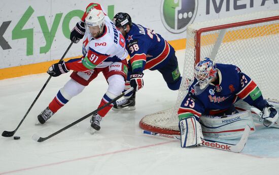 Kontinental Hockey League. SKA vs. Lokomotiv