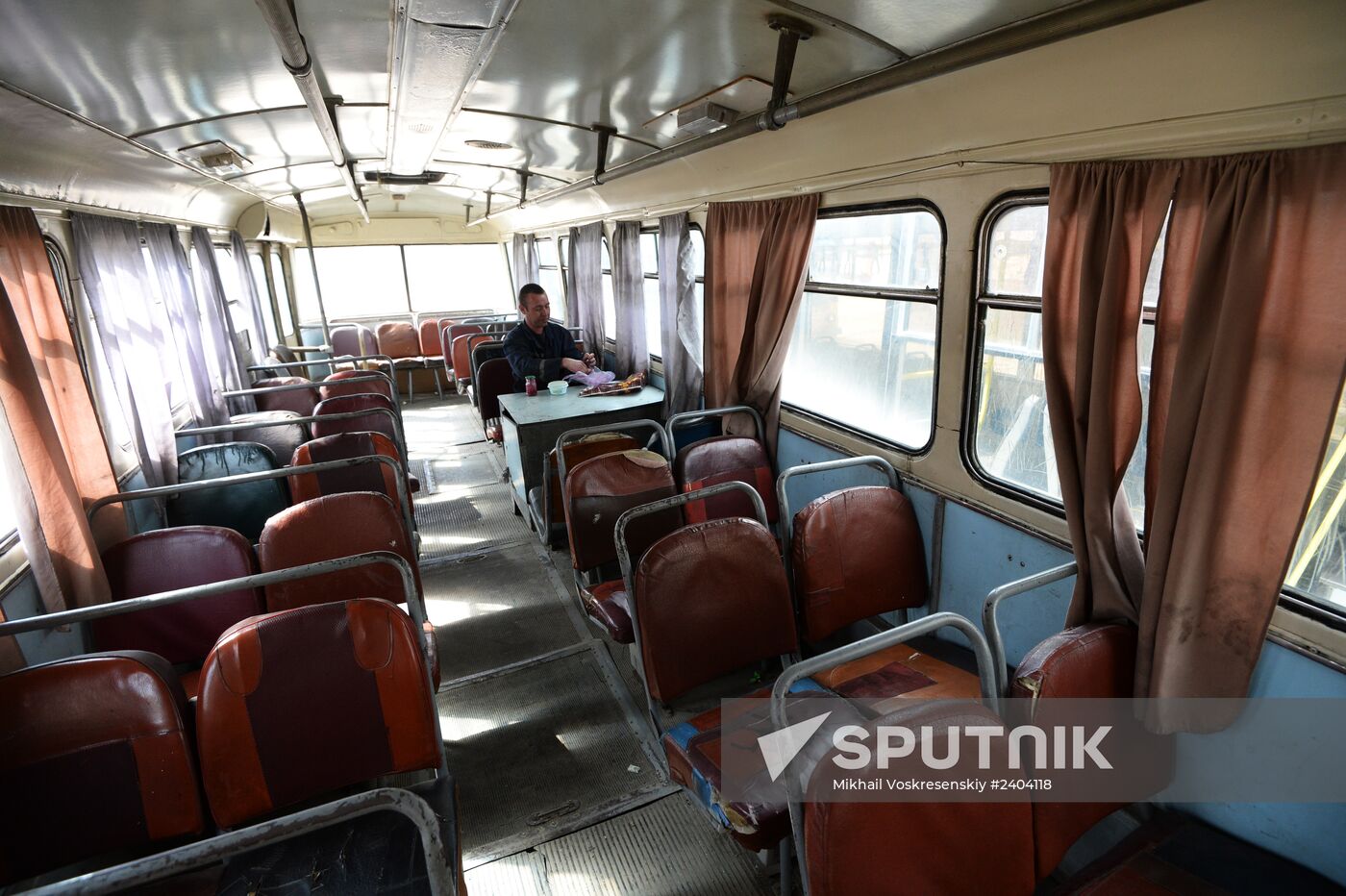 Trolleybus depot in Simferopol