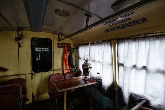 Trolleybus depot in Simferopol