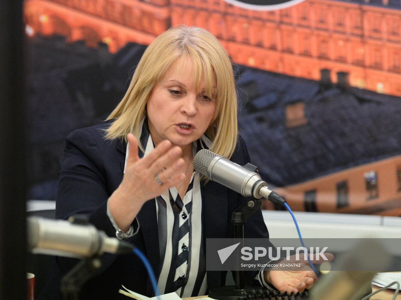 Ella Pamfilova speaks on Echo Moskvy radio station