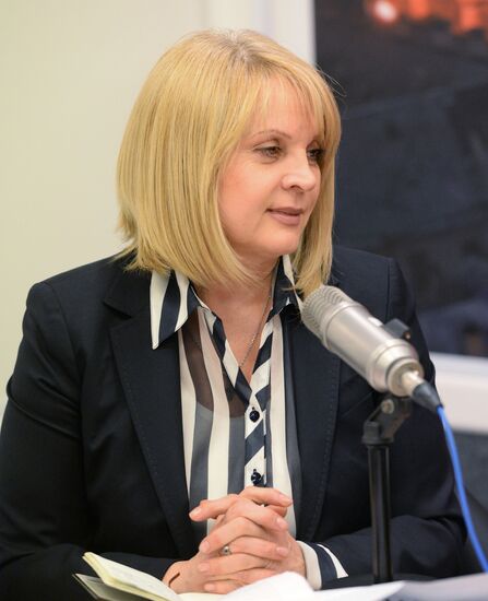 Ella Pamfilova speaks on Echo Moskvy radio station