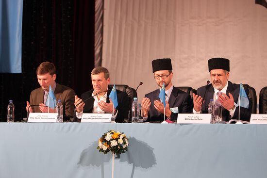 National congress of Crimean Tatars in Bakhchisaray