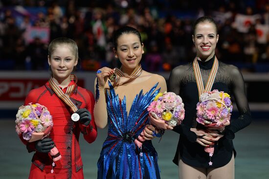 World figure skating championships. Women. Free skating