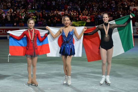 World figure skating championships. Women. Free skating